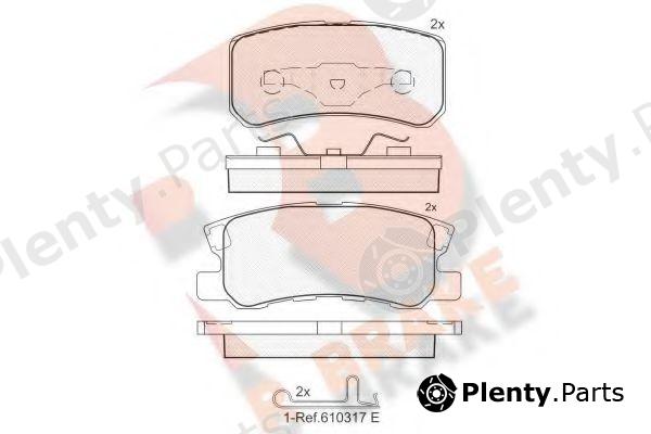  R BRAKE part RB1375 Brake Pad Set, disc brake