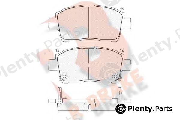  R BRAKE part RB1386 Brake Pad Set, disc brake