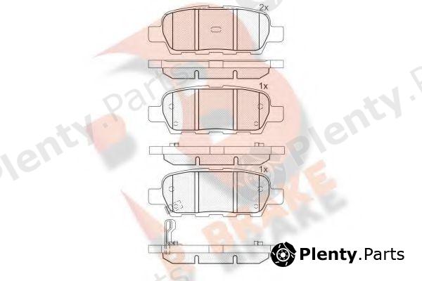  R BRAKE part RB1509 Brake Pad Set, disc brake