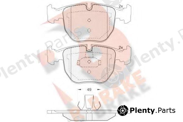  R BRAKE part RB1530 Brake Pad Set, disc brake