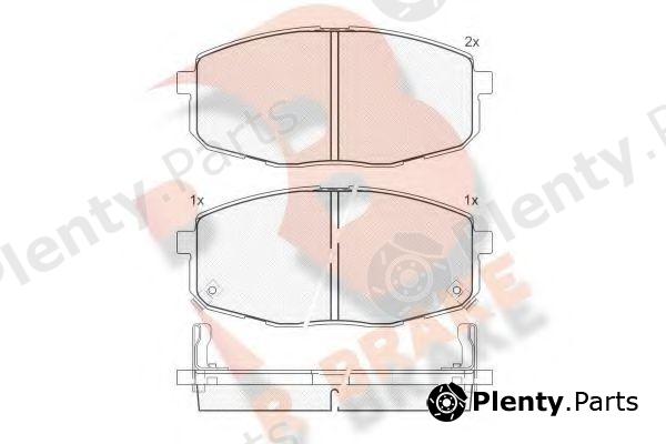  R BRAKE part RB1540 Brake Pad Set, disc brake