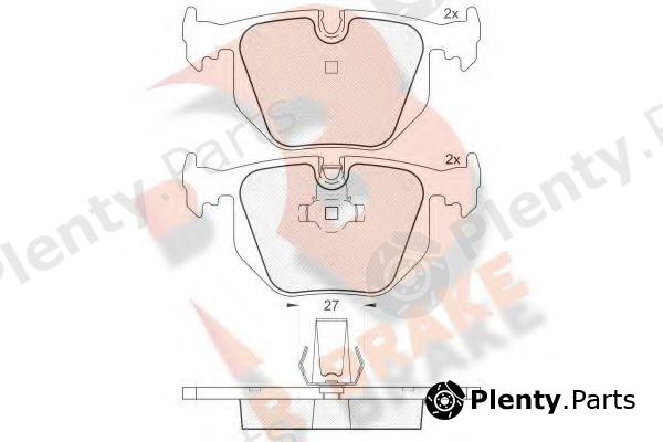  R BRAKE part RB1549 Brake Pad Set, disc brake