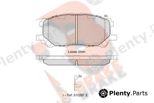  R BRAKE part RB1584 Brake Pad Set, disc brake