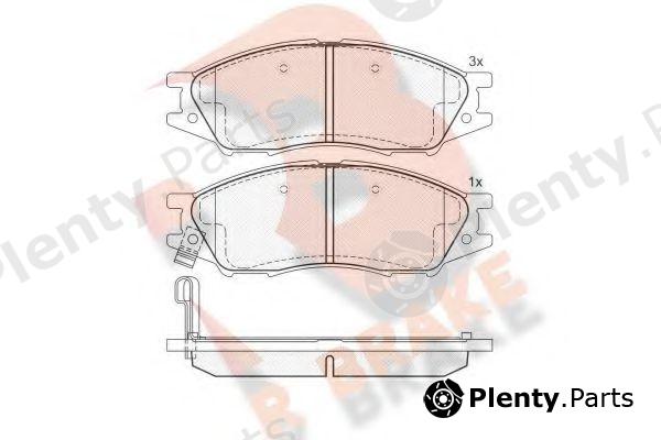  R BRAKE part RB1635 Brake Pad Set, disc brake