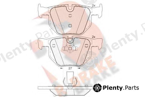  R BRAKE part RB1684 Brake Pad Set, disc brake