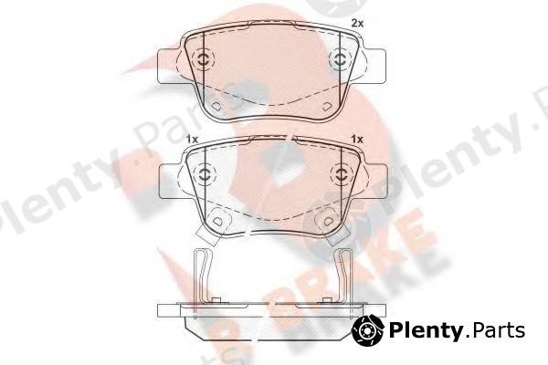  R BRAKE part RB1688 Brake Pad Set, disc brake