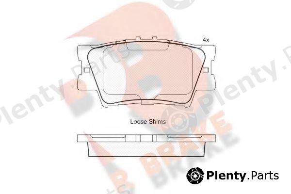  R BRAKE part RB1761 Brake Pad Set, disc brake