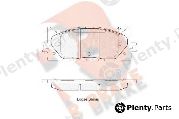  R BRAKE part RB1764 Brake Pad Set, disc brake