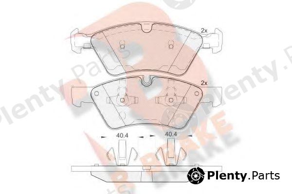  R BRAKE part RB1771 Brake Pad Set, disc brake