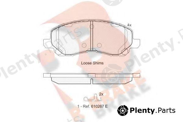  R BRAKE part RB1806 Brake Pad Set, disc brake