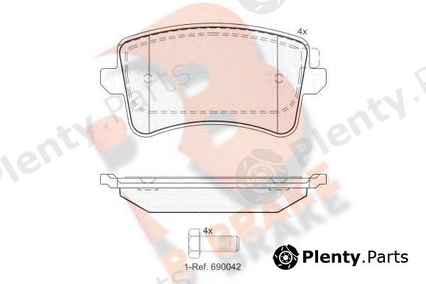  R BRAKE part RB1835 Brake Pad Set, disc brake