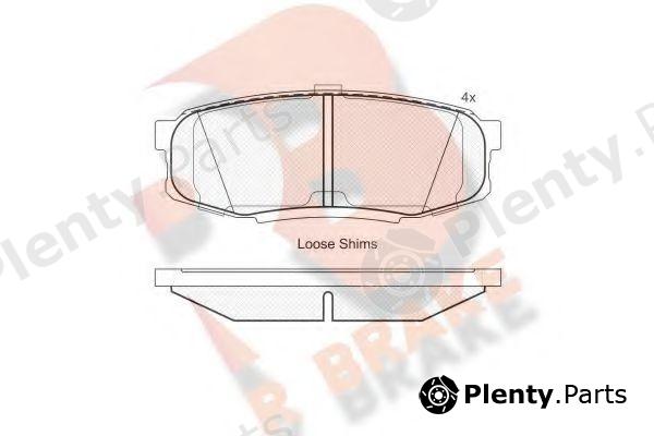  R BRAKE part RB1875 Brake Pad Set, disc brake