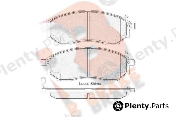  R BRAKE part RB1876 Brake Pad Set, disc brake