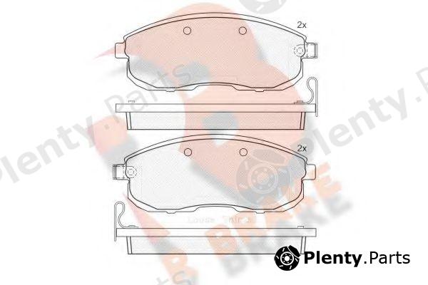  R BRAKE part RB1882 Brake Pad Set, disc brake