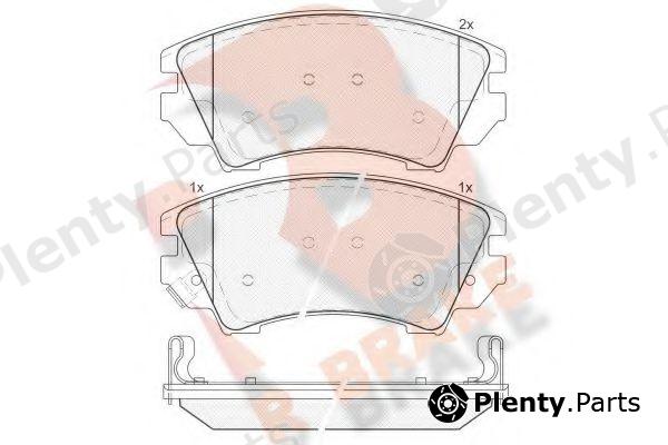  R BRAKE part RB1913 Brake Pad Set, disc brake