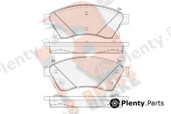  R BRAKE part RB1942 Brake Pad Set, disc brake