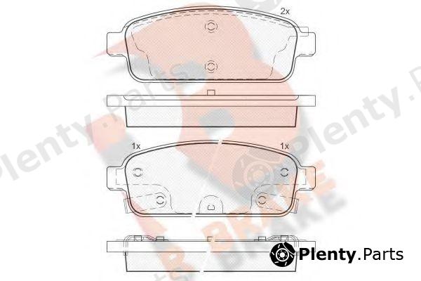  R BRAKE part RB1943 Brake Pad Set, disc brake