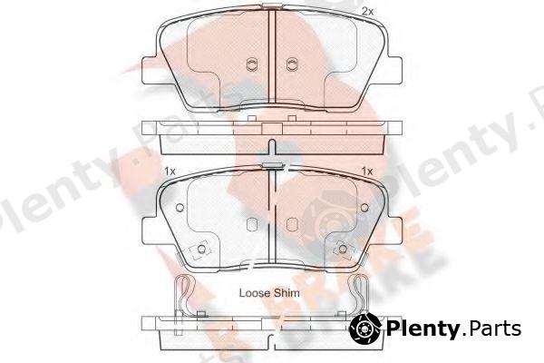  R BRAKE part RB1954 Brake Pad Set, disc brake