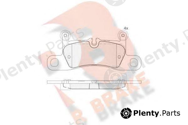  R BRAKE part RB1987 Brake Pad Set, disc brake