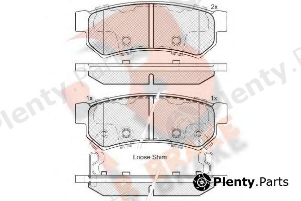  R BRAKE part RB2058-203 (RB2058203) Brake Pad Set, disc brake