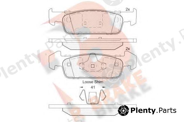  R BRAKE part RB2115-202 (RB2115202) Brake Pad Set, disc brake