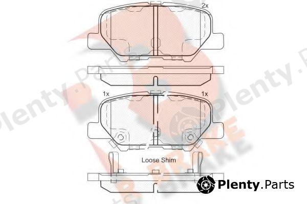  R BRAKE part RB2118 Brake Pad Set, disc brake