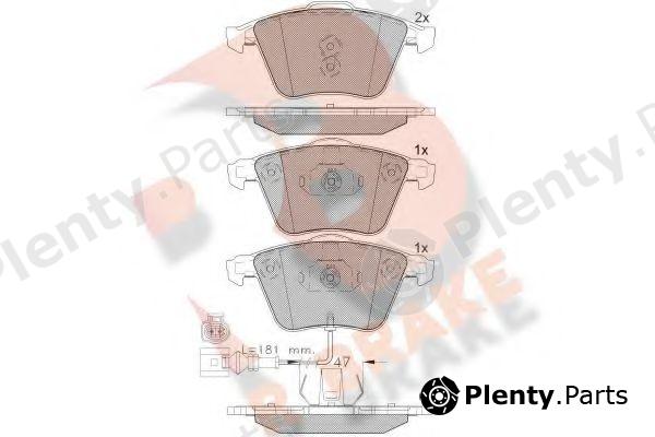  R BRAKE part RB2148 Brake Pad Set, disc brake