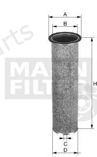  MANN-FILTER part CF924 Secondary Air Filter