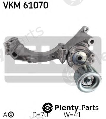  SKF part VKM61070 Tensioner Pulley, v-ribbed belt