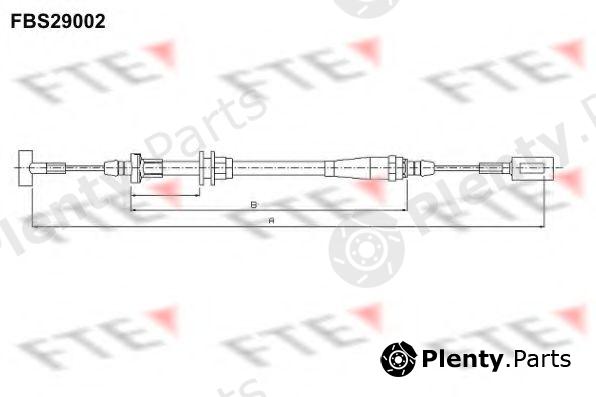  FTE part FBS29002 Cable, parking brake