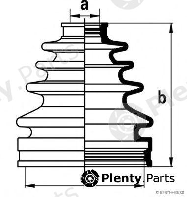  HERTH+BUSS JAKOPARTS part J2882011 Bellow Set, drive shaft