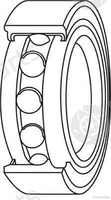  HERTH+BUSS JAKOPARTS part J4712004 Wheel Bearing Kit