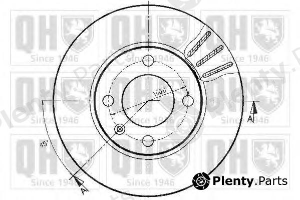  QUINTON HAZELL part BDC3309 Brake Disc