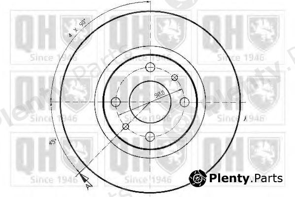  QUINTON HAZELL part BDC3511 Brake Disc