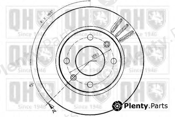  QUINTON HAZELL part BDC3688 Brake Disc