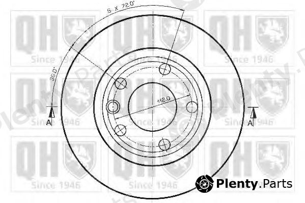  QUINTON HAZELL part BDC3788 Brake Disc
