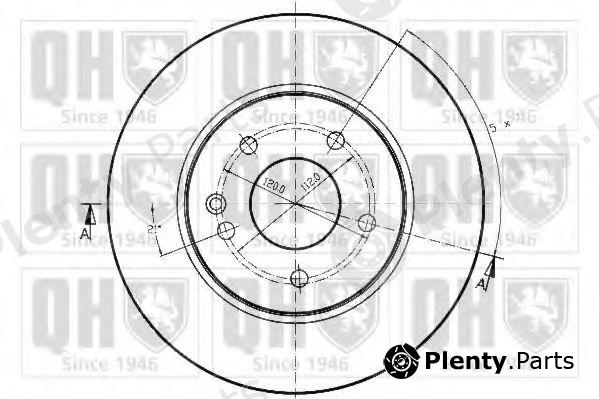  QUINTON HAZELL part BDC3838 Brake Disc
