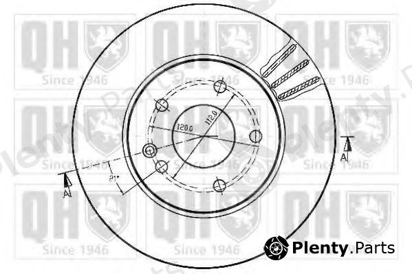  QUINTON HAZELL part BDC3839 Brake Disc