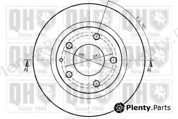  QUINTON HAZELL part BDC3959 Brake Disc