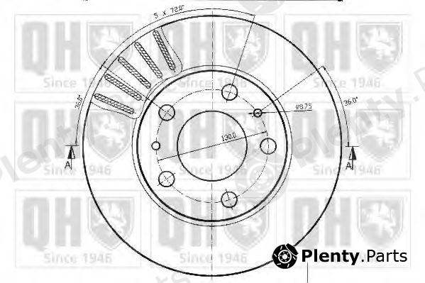  QUINTON HAZELL part BDC4362 Brake Disc