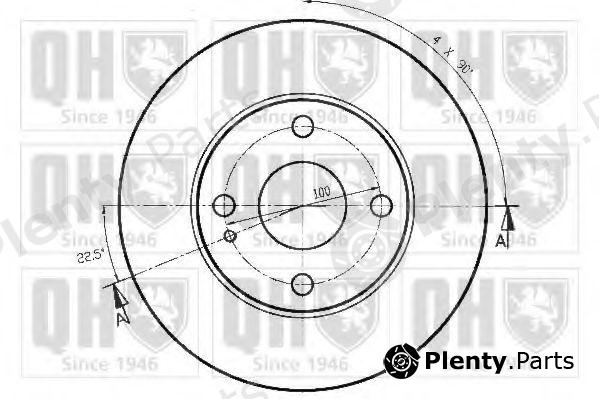  QUINTON HAZELL part BDC4386 Brake Disc