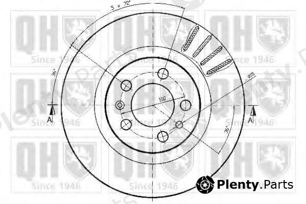  QUINTON HAZELL part BDC4668 Brake Disc