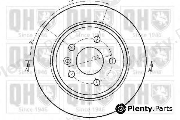  QUINTON HAZELL part BDC4671 Brake Disc
