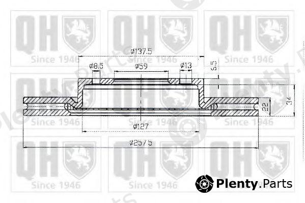  QUINTON HAZELL part BDC4674 Brake Disc