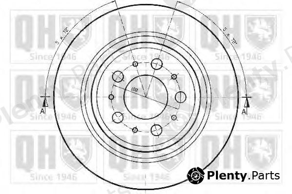  QUINTON HAZELL part BDC4729 Brake Disc