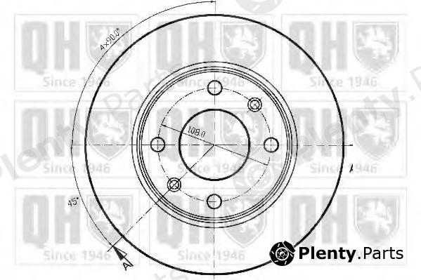 QUINTON HAZELL part BDC4740 Brake Disc