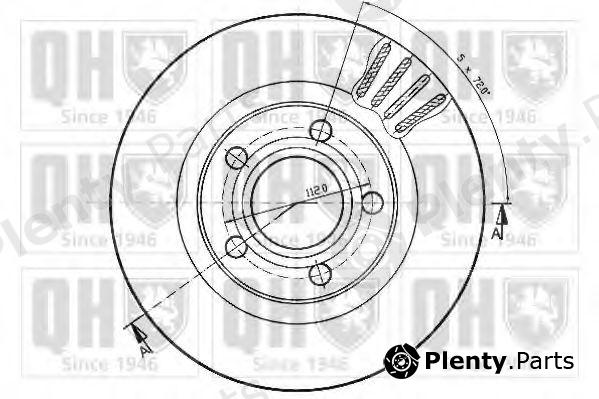  QUINTON HAZELL part BDC4752 Brake Disc