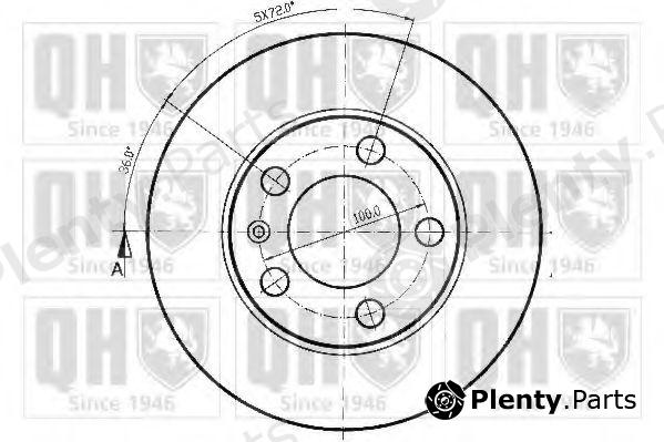  QUINTON HAZELL part BDC4753 Brake Disc