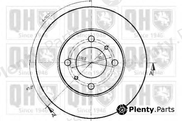 QUINTON HAZELL part BDC4805 Brake Disc