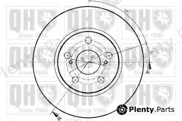  QUINTON HAZELL part BDC4991 Brake Disc